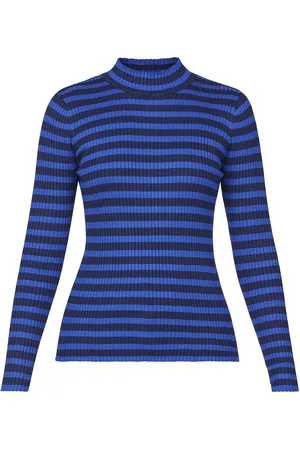 SisterS point T-shirt Huga T Ls 18260 B Cobalt/stripe Dames