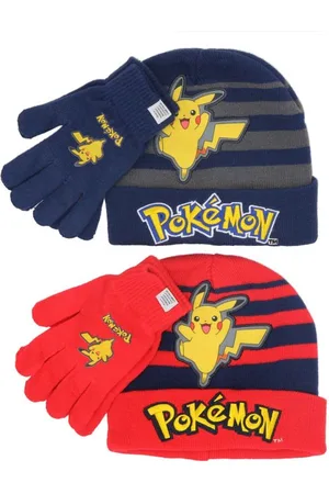 Pokemon Pokemon muts met handschoenen - voor kinderen Blauw