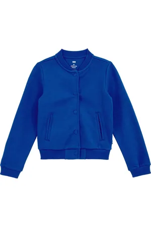 WE Fashion Meisjes bomberjack met structuur