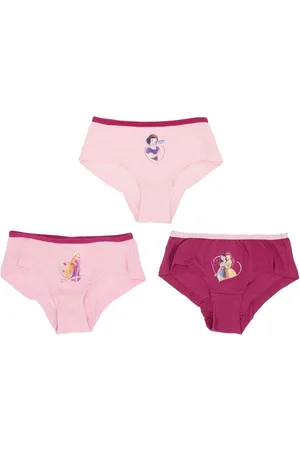 Merkloos Slips voor meisjes - 3-Pack - met Disney prinsessen - 110/116 - 5/6 jaar