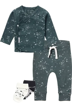 Noppies Kledingset - 4delig - Broek Jos - Shirt Lyoni - 2 paar sokken Snow