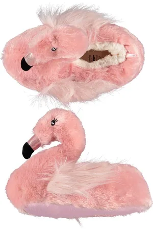 Apollo Dieren pantoffels/sloffen Flamingo voor meisjes - - Huissloffen - Dierensloffen 31-32