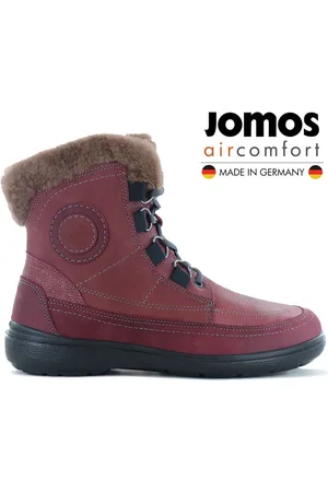 Jomos Freewalk 806501 - Dames Winter Laarzen Boots Schoenen Gevoerd met lamsvel in leer