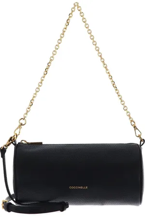 Coccinelle Leren Schoudertas Avondtas Aura Mini Bag Zwart