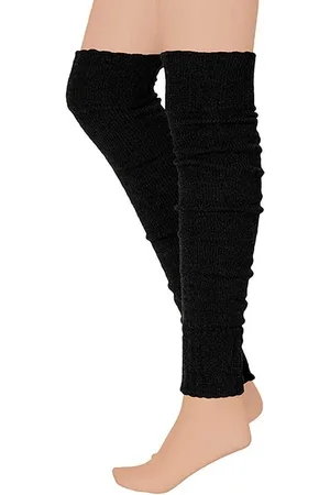 Apollo Overknee beenwarmers - Antractiet - One Size - Feestkleding - Beenwarmers carnaval - Warme Beenwarmers