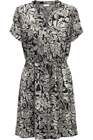 JDY PIPER S/S SHORT STRING DRESS WVN DIA Dames Jurk