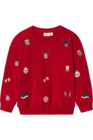 NAME IT NMNRKRINGLE NREG SWEAT BRU Jongens Trui