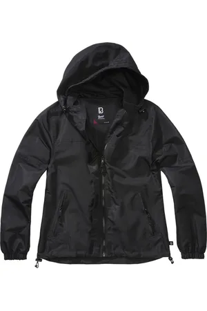 Brandit Summer Frontzip Windbreaker jacket - XS - Zwart