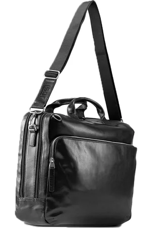 Jost Leren Business tas met laptopvak Skagen Business Bag Zwart