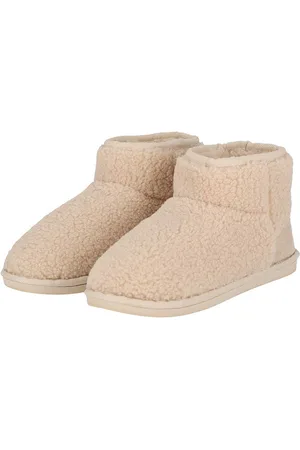 Apollo Dames teddy pantoffels - Fake Fur voering -
