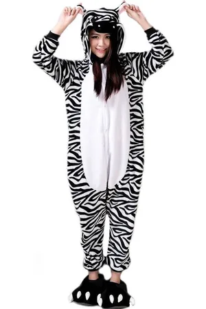 Merkloos Onesie maat 110/116 - Dieren – Verkleedkleren - kinderen - jongens - meisjes - Huispak - Carnaval