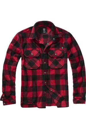 Brandit Jeff Fleece Shirt Overhemd - 4XL - /Zwart