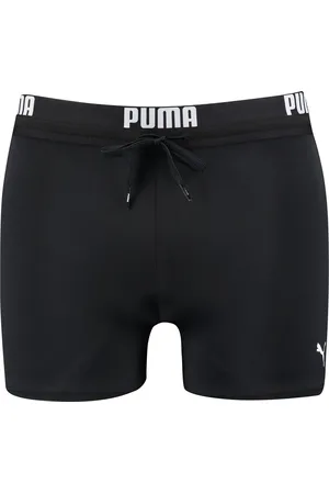 PUMA Swim Logo Trunk Heren Zwembroek - zwart
