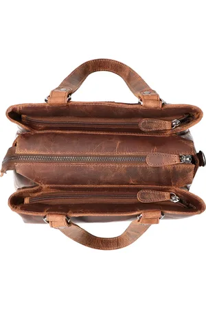 LEATHER DESIGN Dames hand- en schoudertas