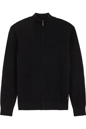 WE Fashion Jongens vest met structuur
