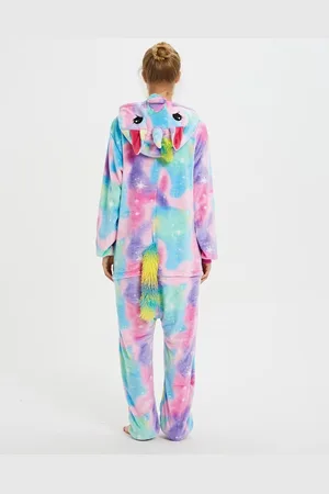 Merkloos Eenhoorn onesie maat 134/140 - Dieren – Verkleedkleren - kinderen - jongens - meisjes - Huispak - Carnaval