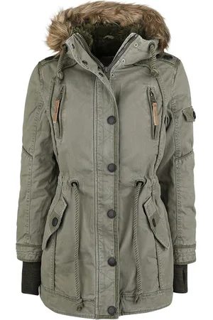 Brandit Saby damesparka Winterjas S Katoen Dames - Basics