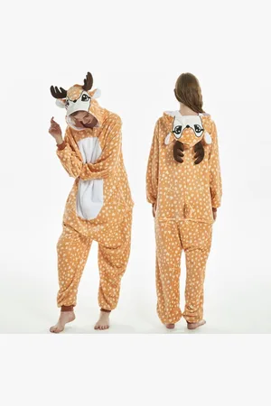 Merkloos Onesie maat L - Dieren – Verkleedkleren - kinderen - jongens - meisjes - Huispak - Carnaval