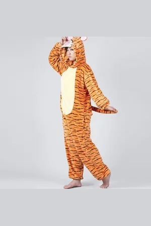 Merkloos Onesie maat 122/128 - Dieren – Verkleedkleren - kinderen - jongens - meisjes - Huispak