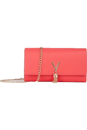 VALENTINO Koppeling Schoudertas Divina SA Clutch Koraalrood