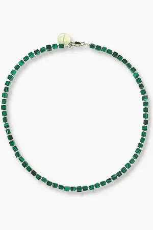 Zatthu Jewelry Isé groene kralenketting van natuursteen