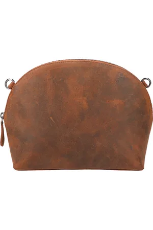 LEATHER DESIGN Shoulderbag 3 pc Hunter