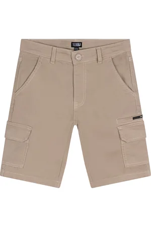 Indian Blue Jeans Jongens short cargo - Stone zand