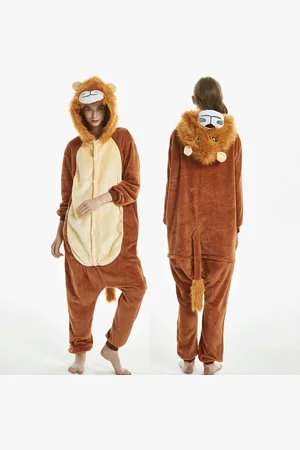 Merkloos Onesie maat XL - Dieren – Verkleedkleren - kinderen - jongens - meisjes - Huispak - Carnaval