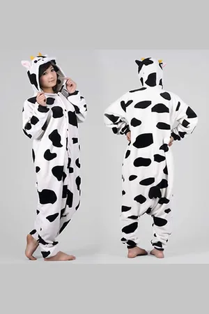 Merkloos Onesie maat 134/140 - Dieren – Verkleedkleren - kinderen - jongens - meisjes - Huispak - Carnaval