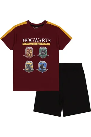 Harry Potter Pyjama, Jongens Zomer Pyjama, , Zwart