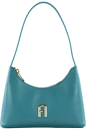 Furla Leren Schoudertas Avondtas Diamante Mini Shoulder Bag Blauw