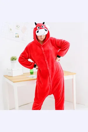Merkloos Onesie maat L - Dieren – Verkleedkleren - kinderen - jongens - meisjes - Huispak - Carnaval