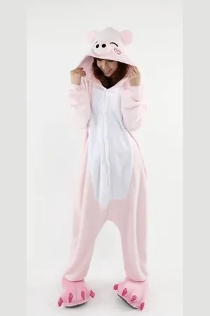 Merkloos Onesie maat 98/104 - Dieren – Verkleedkleren - kinderen - jongens - meisjes - Huispak - Carnaval