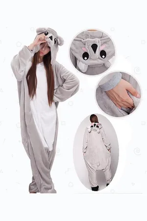 Merkloos Onesie maat XL - Dieren – Verkleedkleren - kinderen - jongens - meisjes - Huispak
