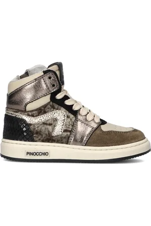 Pinocchio P1765 Sneakers - Leren Sneaker - Meisjes -