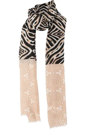 sarlini Dames Sjaal Met Zwarte Tijgerprint