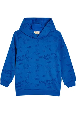Koton Capuchon kraag Met drukwerk Sweatshirt