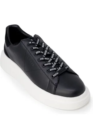 Guess Effen Sneakers Met Rubberen Zool En Leren Voering