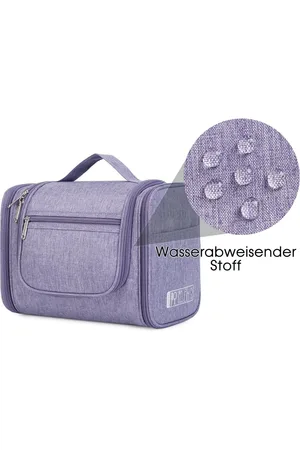Merkloos Grote wastas, toilettas om op te hangen voor dames, toilettas voor heren, groot, waszak voor kamperen, reizen, voor kinderen, vrouwen en mannen