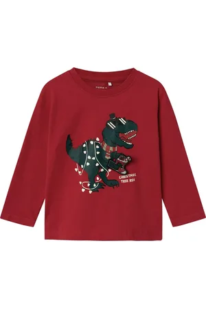 NAME IT NMMRCANDY NREG LS TOP BOX - Jongens - Blouses