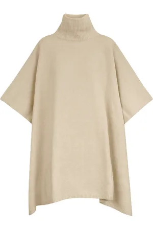 Merkloos Dames Poncho Kol