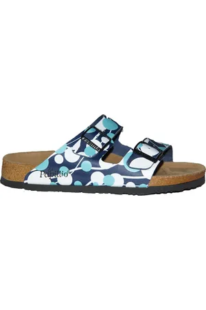 Birkenstock Arizona 245233 Smal Blauwdessin