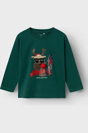 NAME IT Mini jongens longsleeve CANDY Botanical Garden Regular Fit
