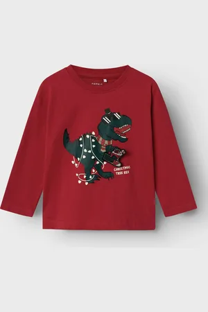 NAME IT NMMRCANDY NREG LS TOP BOX - Jongens - Blouses