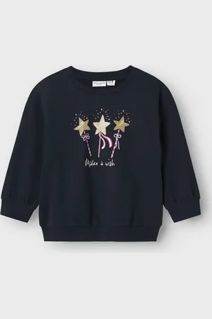 NAME IT NMFVALONA LS LONG BOXY SWEAT UNB Meisjes Trui
