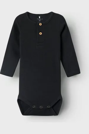 NAME IT Romper Kab Button Black 62