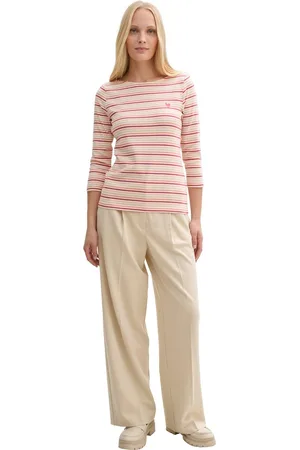 TOM TAILOR Dames Longsleeve STRIPED regular fit Veelkleurig XXL Volwassenen