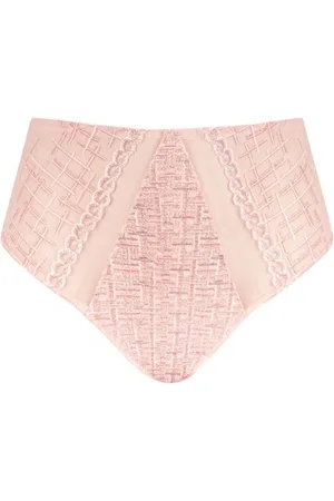 Louisa Bracq Tweegy Hoge Slip Nude Rose - maat 42 - /Goud
