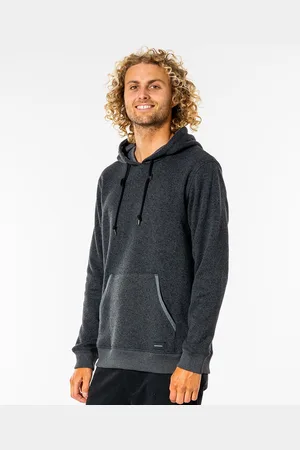 Rip Curl Heren Vest Crescent Hood - Black Marled