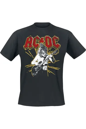AC/DC Back in Black T-shirt S Katoen Heren - Band merch, Bands, Duurzaamheid